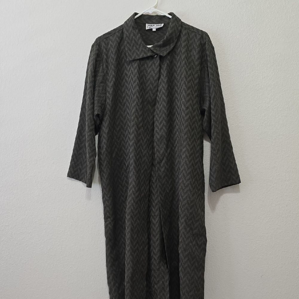 OPUS 204 SEATTLE VINTAGE LAGENLOOK Women's WOOL Chevron Coat L